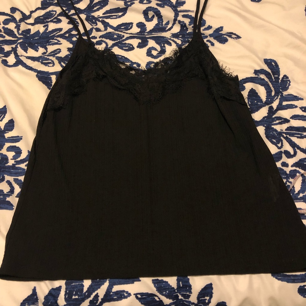 Zara Trafaluc basics camisole with lace size M